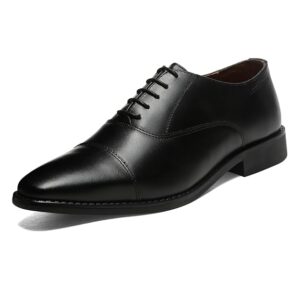 LOUIS STITCH Men's Italian Leather Formal Derby Shoes