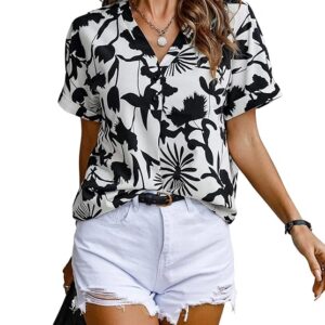 Leriya Fashion Women's Corduroy Button Down Pocket