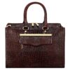 RICHSIGN LEATHER ACCESSORIES Full-Grain Natural Cro Leather